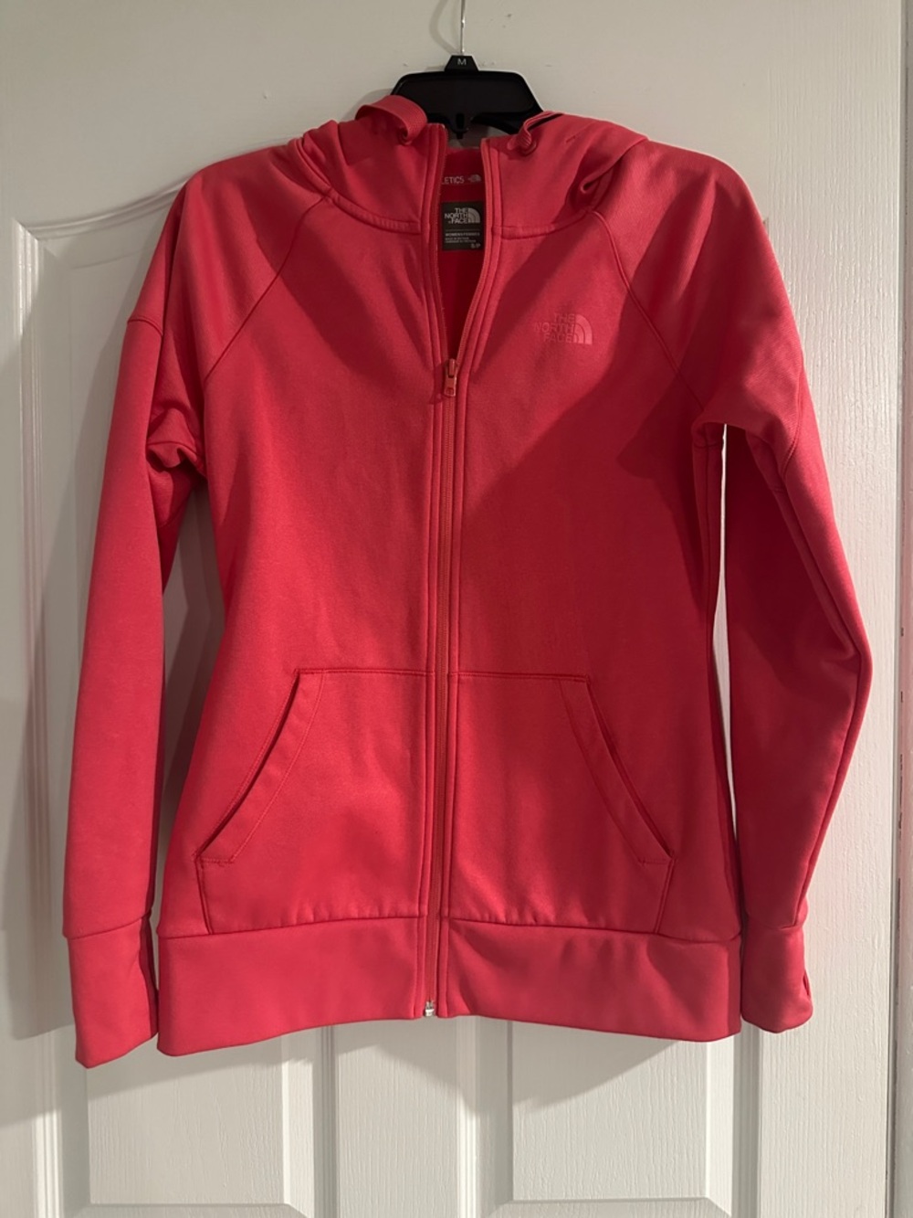 The North Face Women’s Bright Pink Full-Zip Hoodie